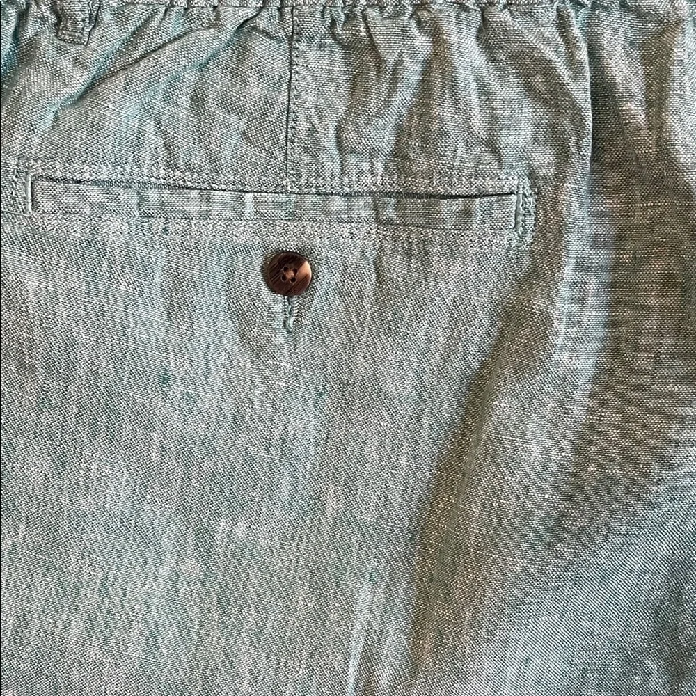 Caribbean Isle Sands 100% Linen Flat Front Shorts